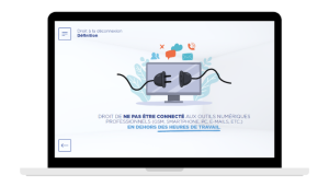 Ordinateur module e-learning - Hyperconnexion et Droit à La Déconnexion
