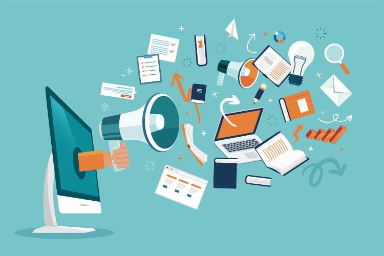 Image Article Blog Lms Illustrations Ordinateur E Learning