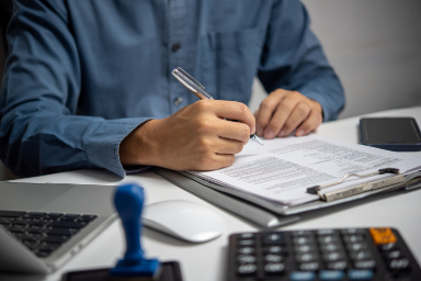 Business Person Writing Contract Law And Paper Wor 2023 11 27 05 12 50 Utc