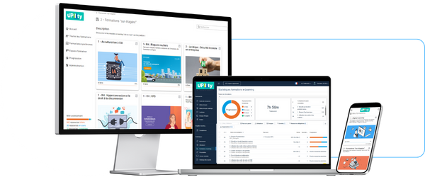 plateforme lms upility écrans interface plateforme lms upility écrans interface