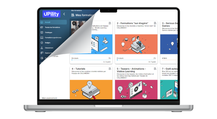 Ecran Nouveau Front Plateforme Lms Upility